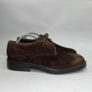 Cole Haan Shoes Men's Size 8.5 Brown Suede Vintage Lace Up Dress Oxford Derbys